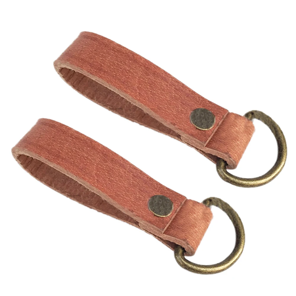 D Ring Strap - Sangle de ceinture en cuir marron