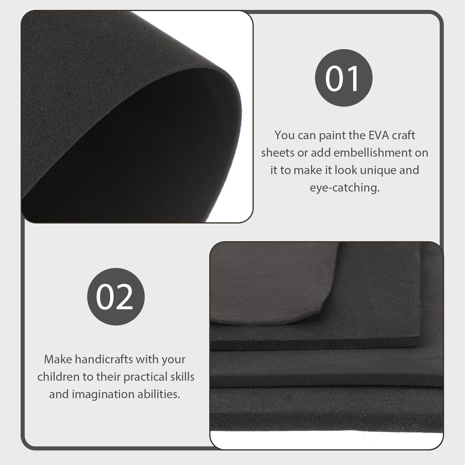 4 pièces de feuilles de mousse - Cosplay Prop Foam Board avis et prix