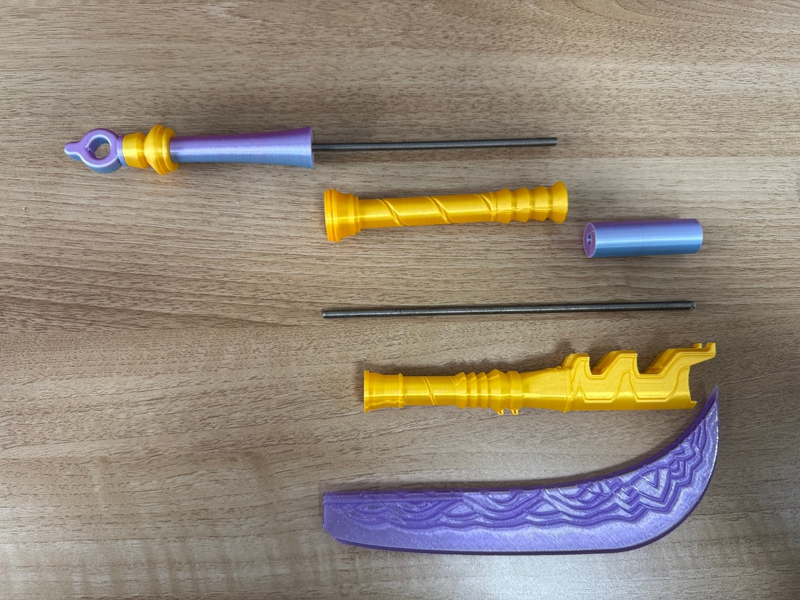 Rumi chasseurs couteau dessin  - Cosplay Prop 3D Print Settings avis et prix